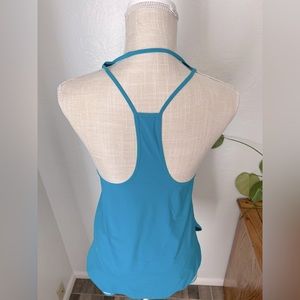 Lululemon tank made with swim fabric.